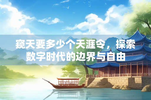 窥天要多少个天涯令，探索数字时代的边界与自由