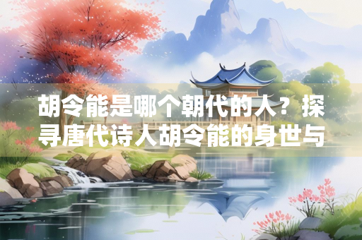 胡令能是哪个朝代的人？探寻唐代诗人胡令能的身世与诗作