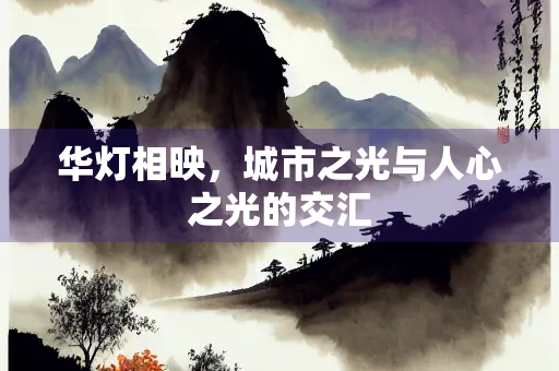 华灯相映，城市之光与人心之光的交汇