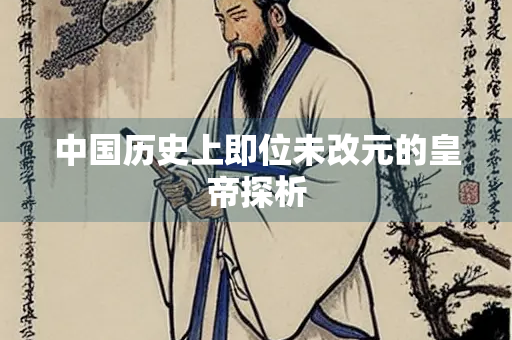 中国历史上即位未改元的皇帝探析