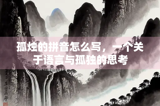孤烛的拼音怎么写，一个关于语言与孤独的思考