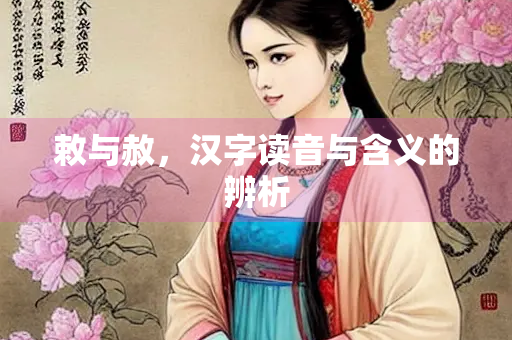 敕与赦，汉字读音与含义的辨析
