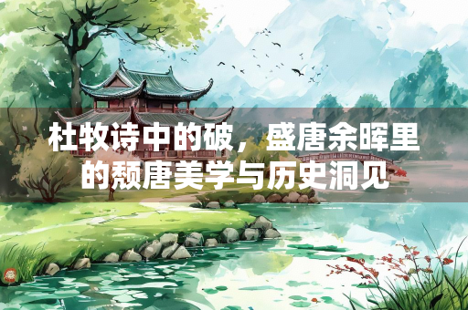 杜牧诗中的破，盛唐余晖里的颓唐美学与历史洞见