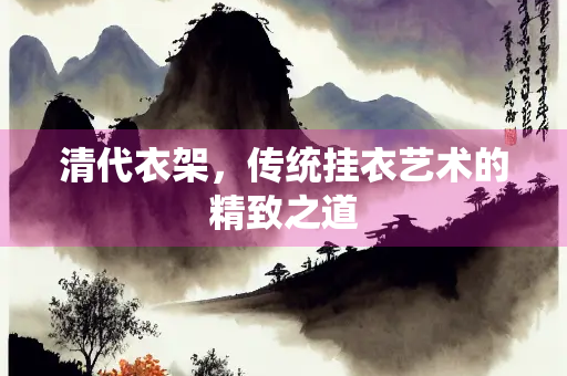 清代衣架，传统挂衣艺术的精致之道