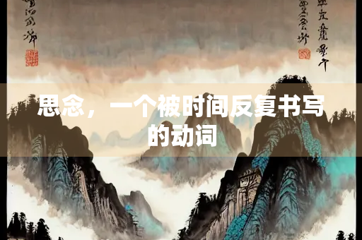思念，一个被时间反复书写的动词