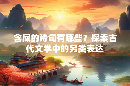 含屎的诗句有哪些？探索古代文学中的另类表达