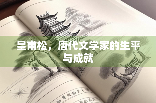 皇甫松，唐代文学家的生平与成就