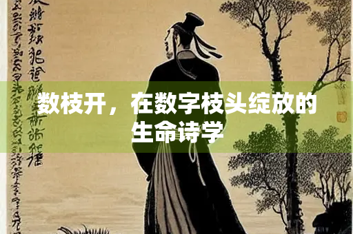数枝开，在数字枝头绽放的生命诗学