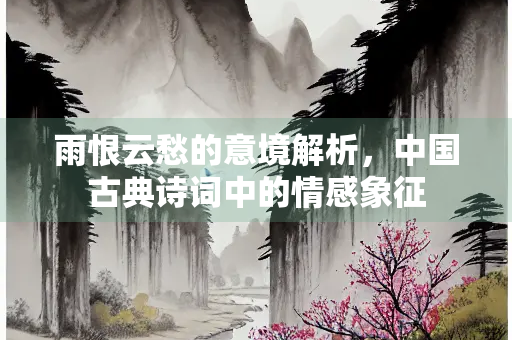 雨恨云愁的意境解析，中国古典诗词中的情感象征