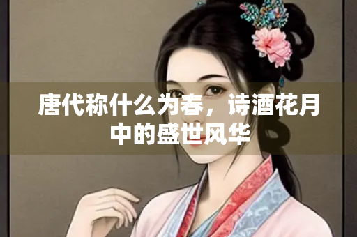 唐代称什么为春，诗酒花月中的盛世风华