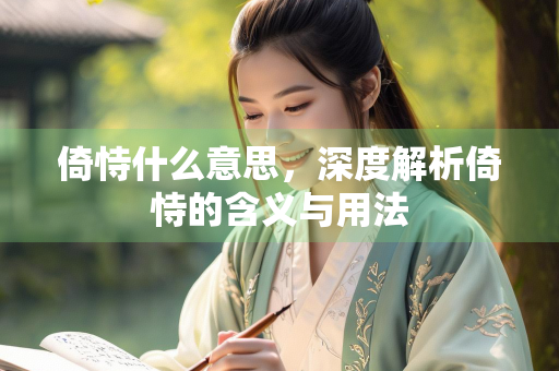 倚恃什么意思，深度解析倚恃的含义与用法