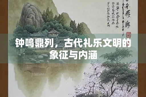 钟鸣鼎列，古代礼乐文明的象征与内涵
