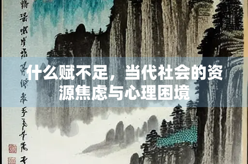 什么赋不足，当代社会的资源焦虑与心理困境