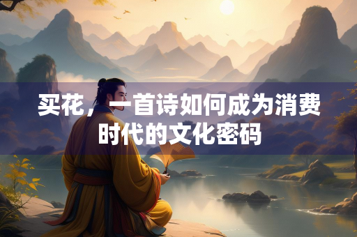 买花，一首诗如何成为消费时代的文化密码