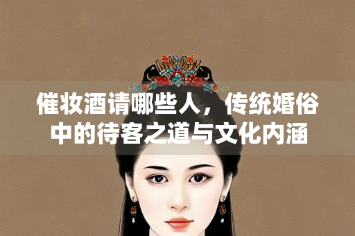 催妆酒请哪些人，传统婚俗中的待客之道与文化内涵