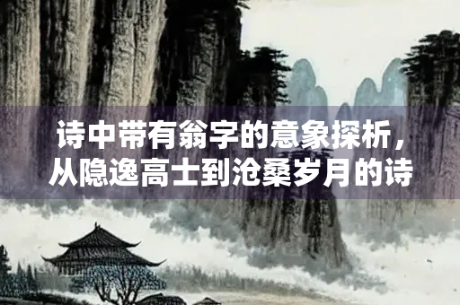 诗中带有翁字的意象探析，从隐逸高士到沧桑岁月的诗意表达