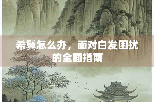 希鬓怎么办，面对白发困扰的全面指南