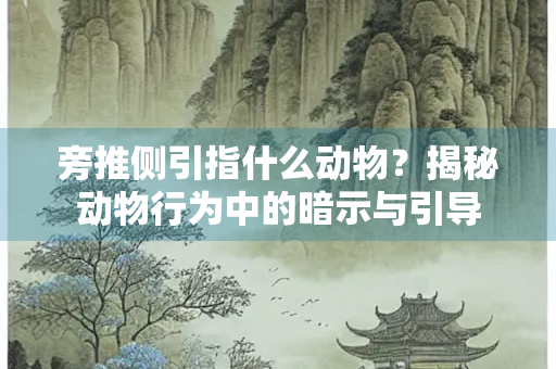 旁推侧引指什么动物？揭秘动物行为中的暗示与引导