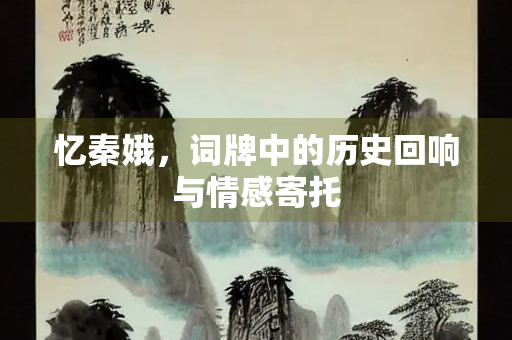 忆秦娥，词牌中的历史回响与情感寄托
