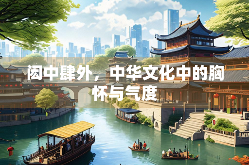闳中肆外，中华文化中的胸怀与气度