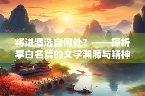 将进酒选自何处？——探析李白名篇的文学渊源与精神内涵