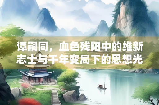 谭嗣同，血色残阳中的维新志士与千年变局下的思想光芒
