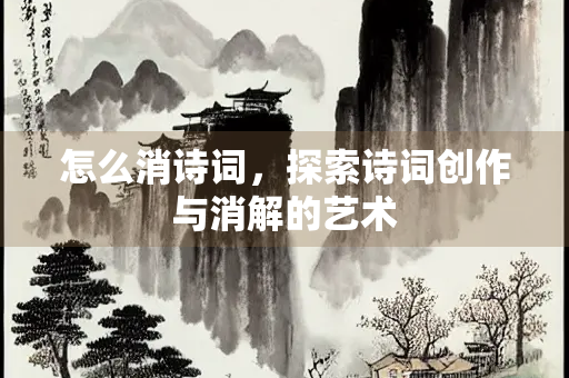 怎么消诗词，探索诗词创作与消解的艺术