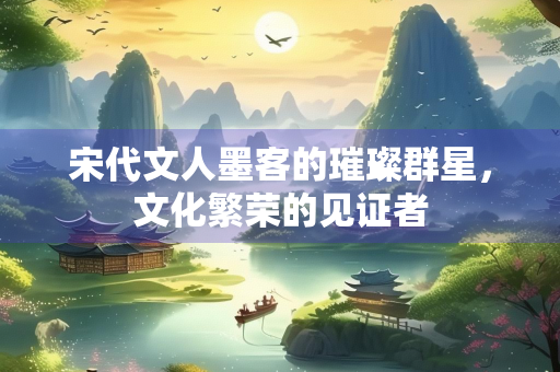 宋代文人墨客的璀璨群星，文化繁荣的见证者