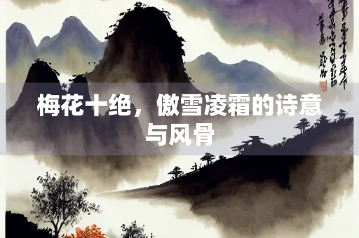 梅花十绝，傲雪凌霜的诗意与风骨