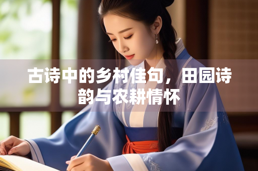 古诗中的乡村佳句，田园诗韵与农耕情怀
