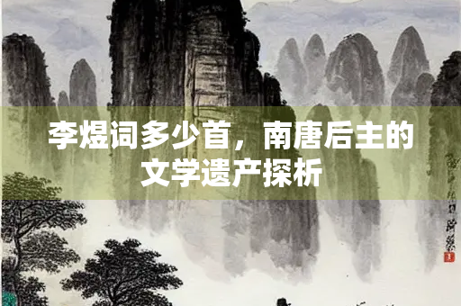 李煜词多少首，南唐后主的文学遗产探析