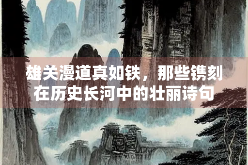 雄关漫道真如铁，那些镌刻在历史长河中的壮丽诗句