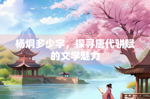 杨炯多少字，探寻唐代骈赋的文学魅力