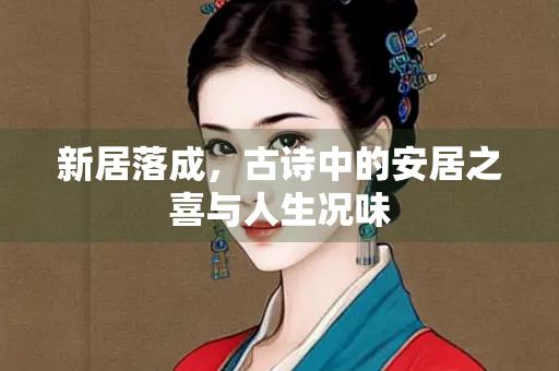新居落成，古诗中的安居之喜与人生况味