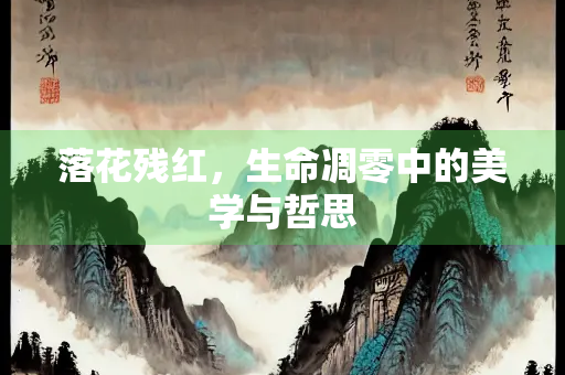 落花残红，生命凋零中的美学与哲思