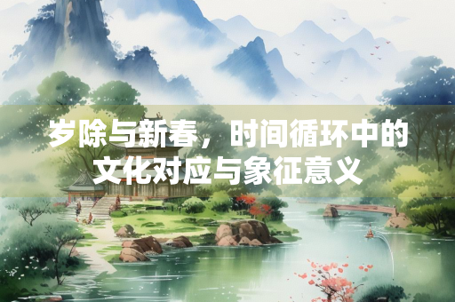 岁除与新春，时间循环中的文化对应与象征意义