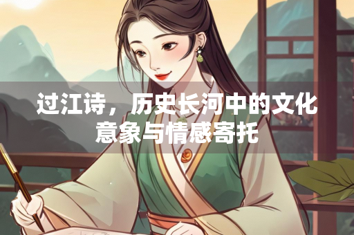 过江诗，历史长河中的文化意象与情感寄托