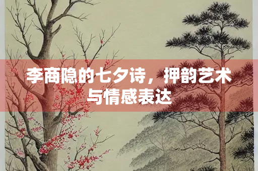 李商隐的七夕诗，押韵艺术与情感表达