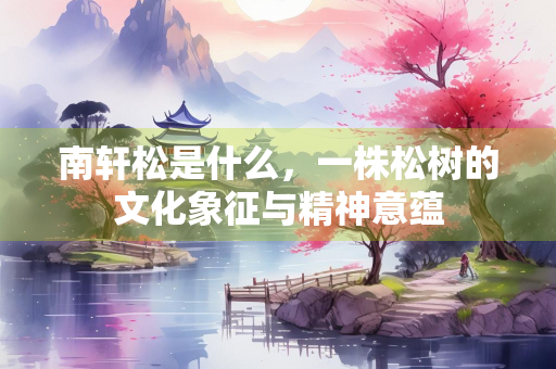 南轩松是什么，一株松树的文化象征与精神意蕴
