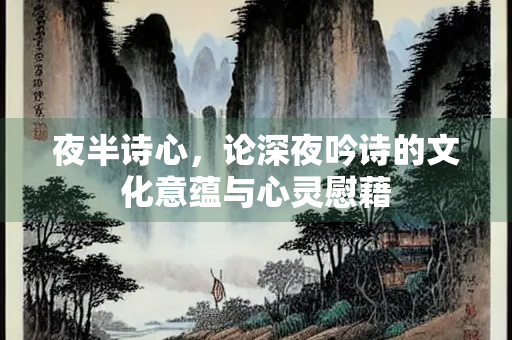 夜半诗心，论深夜吟诗的文化意蕴与心灵慰藉