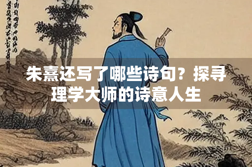 朱熹还写了哪些诗句？探寻理学大师的诗意人生