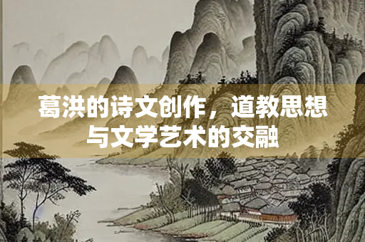 葛洪的诗文创作，道教思想与文学艺术的交融