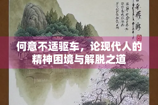 何意不适驱车，论现代人的精神困境与解脱之道