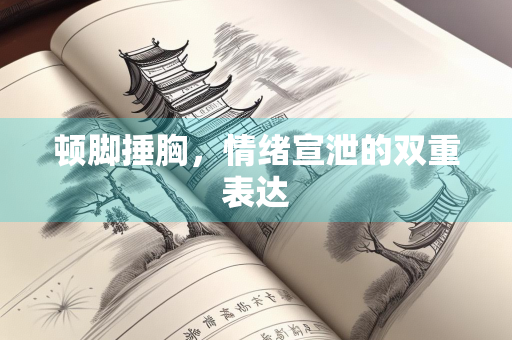 顿脚捶胸，情绪宣泄的双重表达