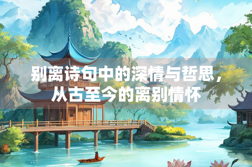 别离诗句中的深情与哲思，从古至今的离别情怀