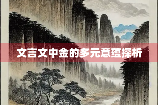 文言文中金的多元意蕴探析