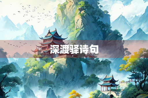 深渡驿诗句