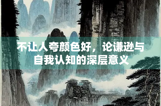 不让人夸颜色好，论谦逊与自我认知的深层意义