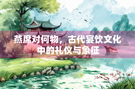燕席对何物，古代宴饮文化中的礼仪与象征