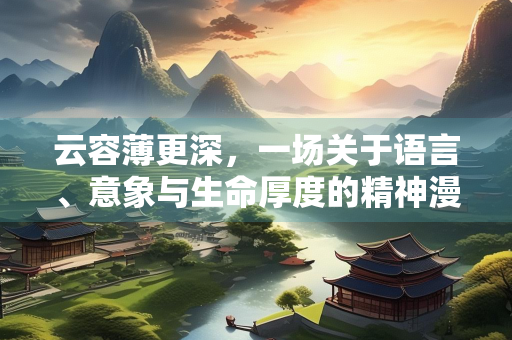 云容薄更深，一场关于语言、意象与生命厚度的精神漫游